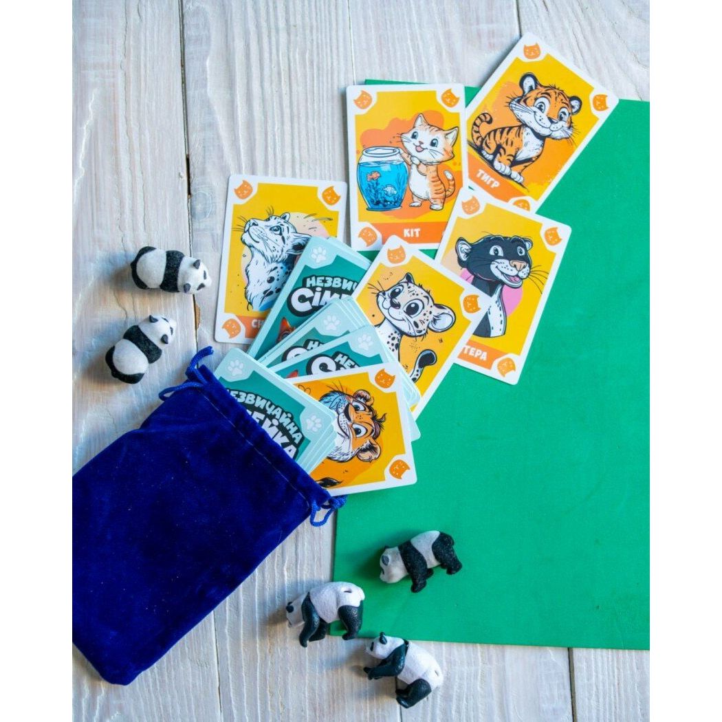 Настільна гра "Незвичайна сімейка" (укр)  фото 5 Настільна гра "Незвичайна сімейка" (укр)  фото 5