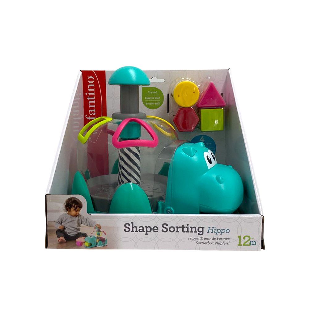 Infantino Розвиваюча іграшка сортер Бегемот  фото 5