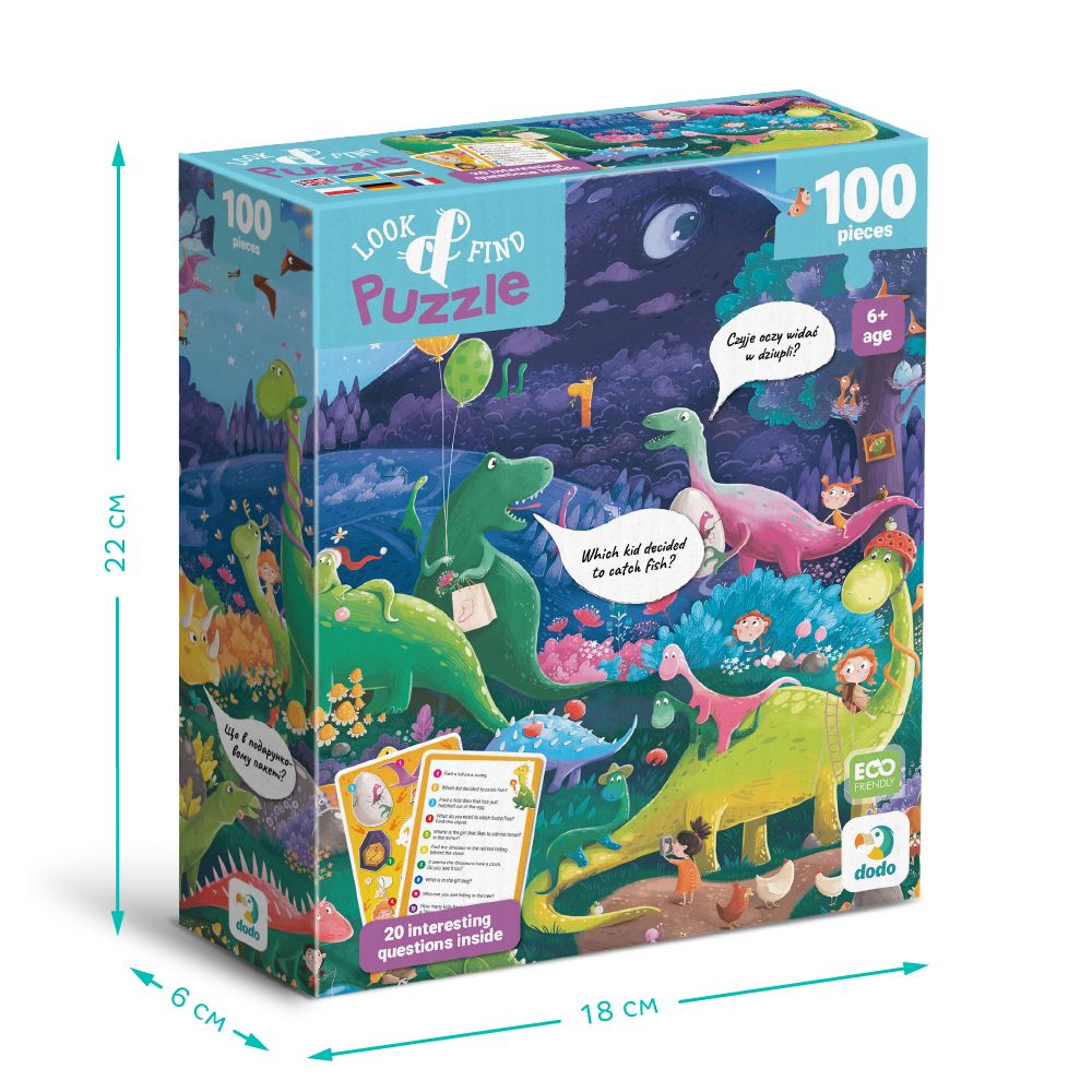 Пазл "Look and Find/Шукай та знаходь.  Країна динозаврів" 100 ел  фото 5