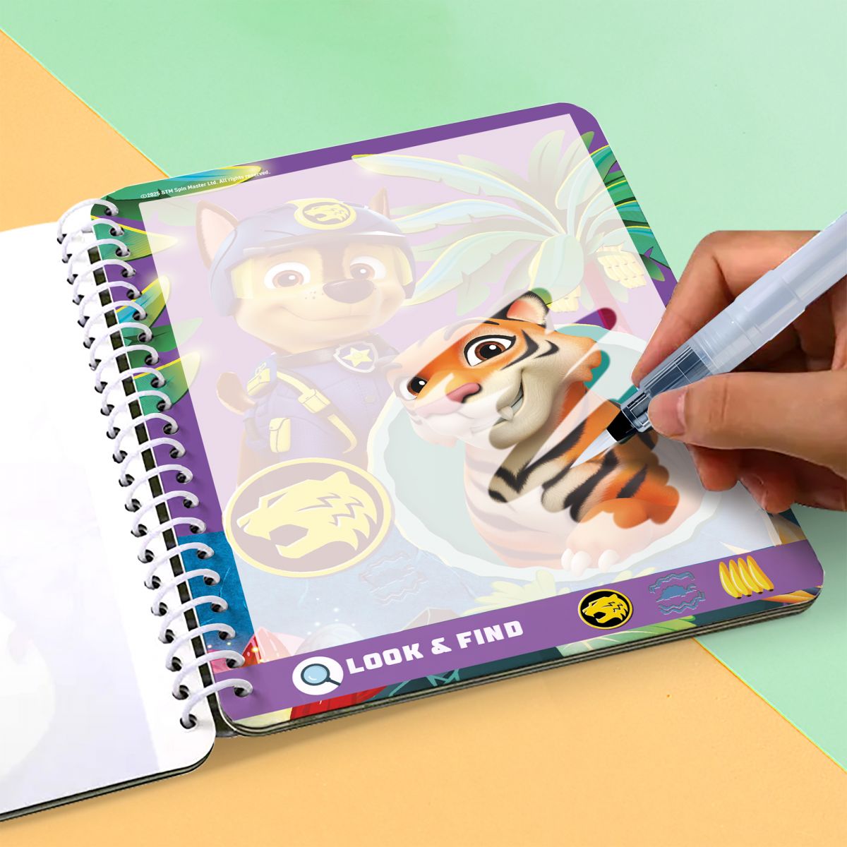 Водна розмальовка "Щенячий Патруль.  Джунглі" 8 сторінок  фото 5