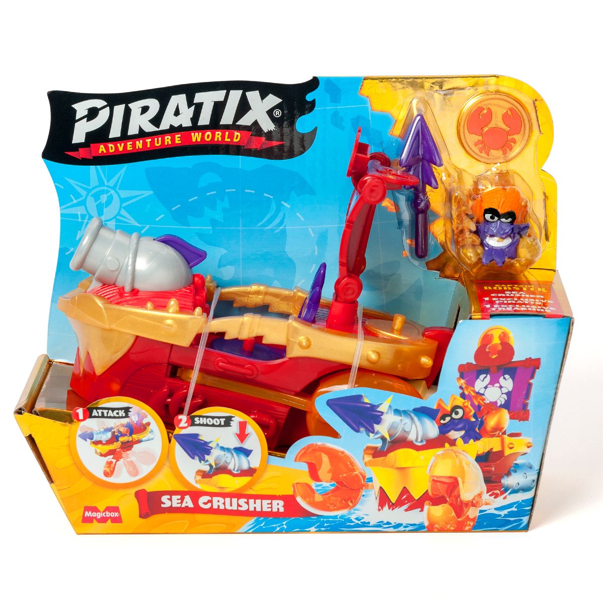 Игровой набор "PIRATIX S.  ПИРАТСКИЙ КОРАБЛЬ МОРСКОЙ ГРОМОВЕРЖЕЦ"  фото 5