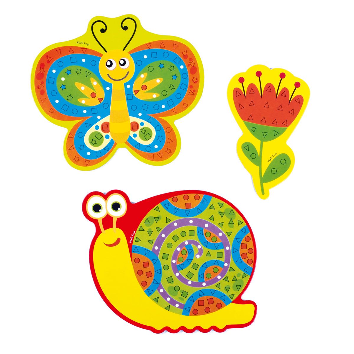 Набор для творчества с мягкой мозаикой и стразами "Волшебные букашки"  фото 5