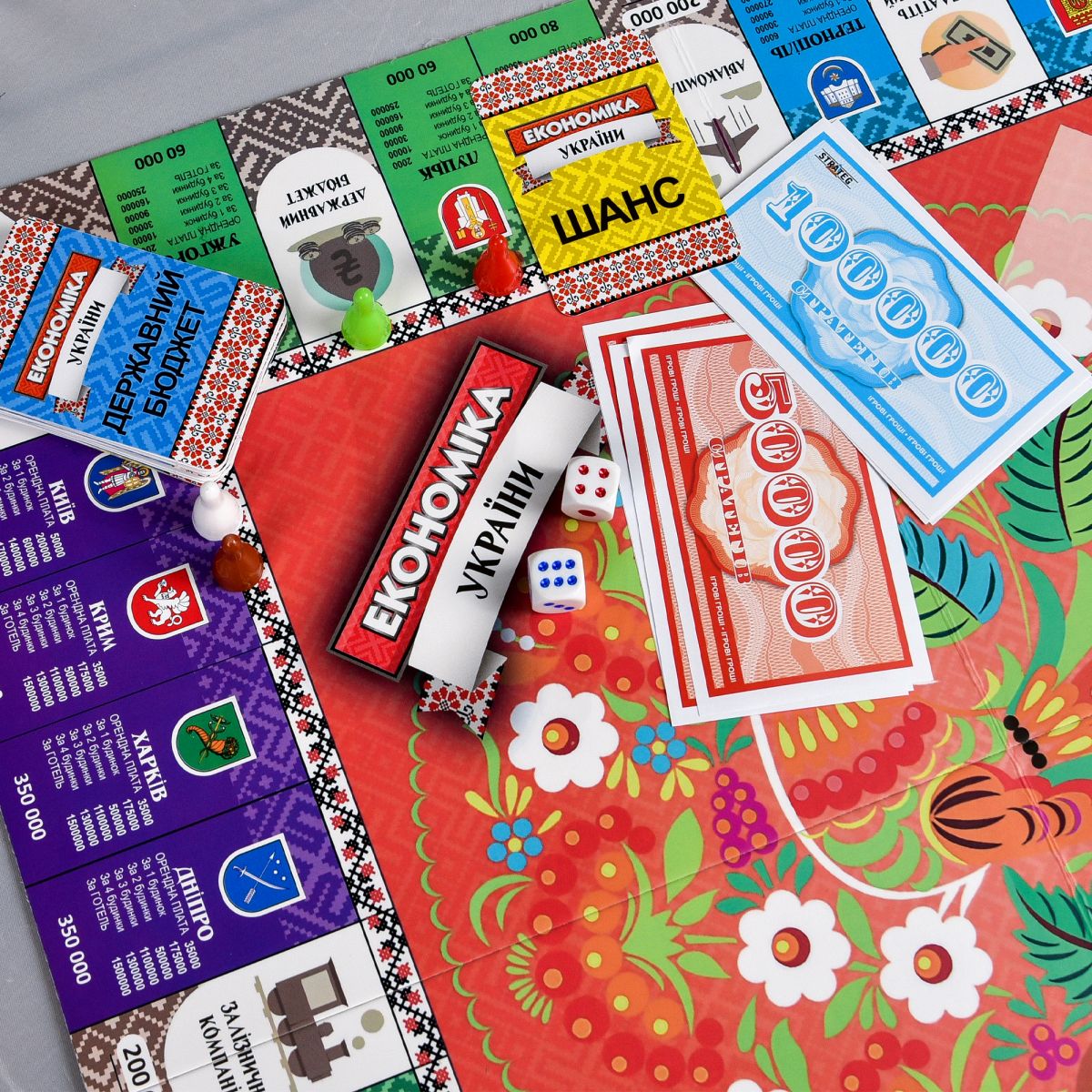 Настільна гра Strateg Економіка України  фото 5