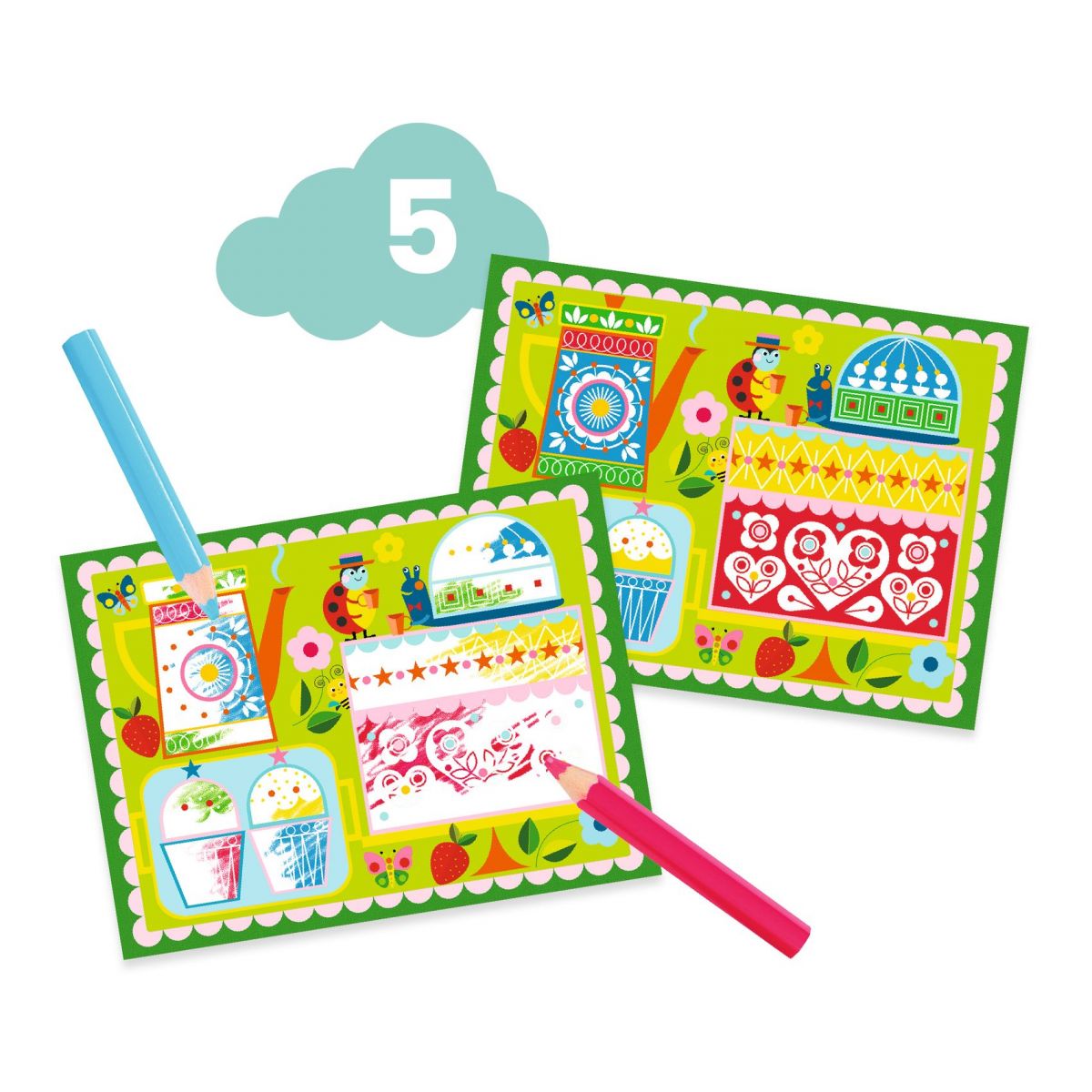 DJECO Набір для творчості “Котик та його друзі”  фото 5