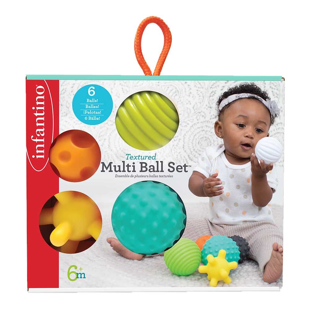 Набір текстурних м’ячиків INFANTINO Яскраві м’ячики  фото 5