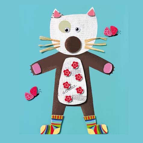 Художній комплект DJECO Колаж для самих маленьких 4 фігурки  фото 5