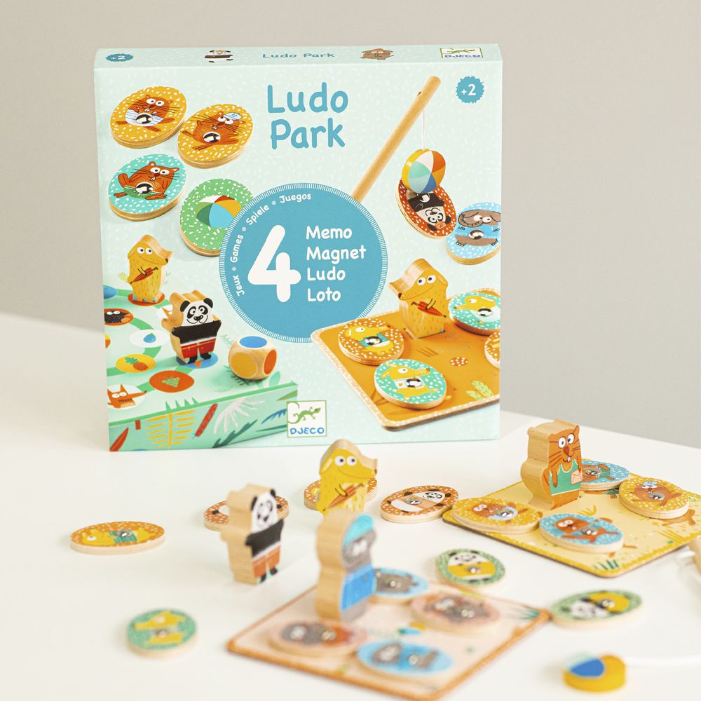 Набір ігор DJECO 4 в 1 "Лудопарк"  фото 5