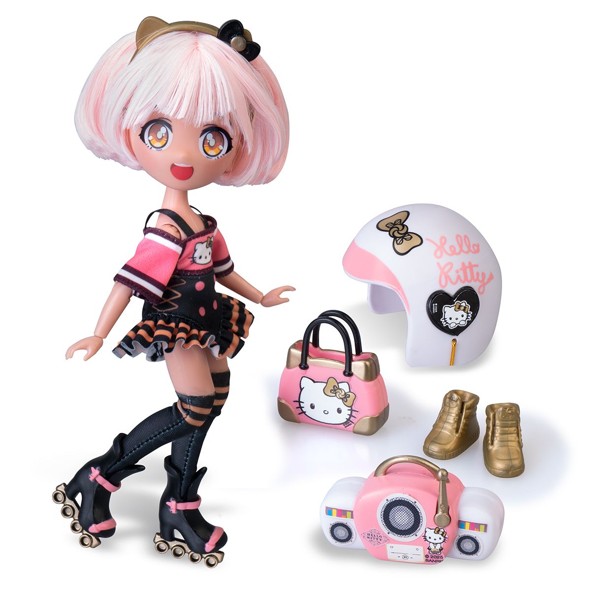 Ігровий набір "Manga Dolls серії Hello Kitty - Золота Ролер Діва"  фото 5