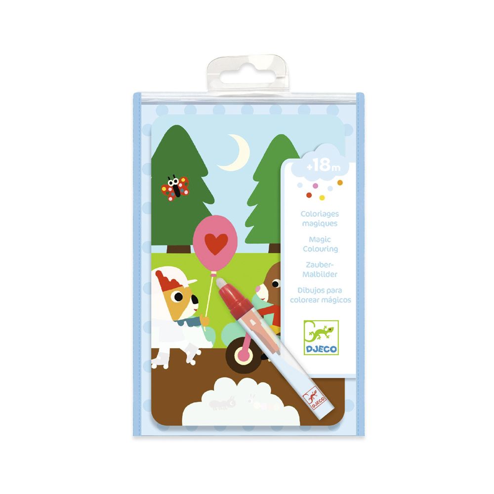 Художній комплект для малювання водою DJECO В парку  фото 5