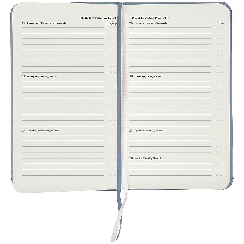 Щотижневик 2026 Pocket Strong, 90*150, сірий  фото 5