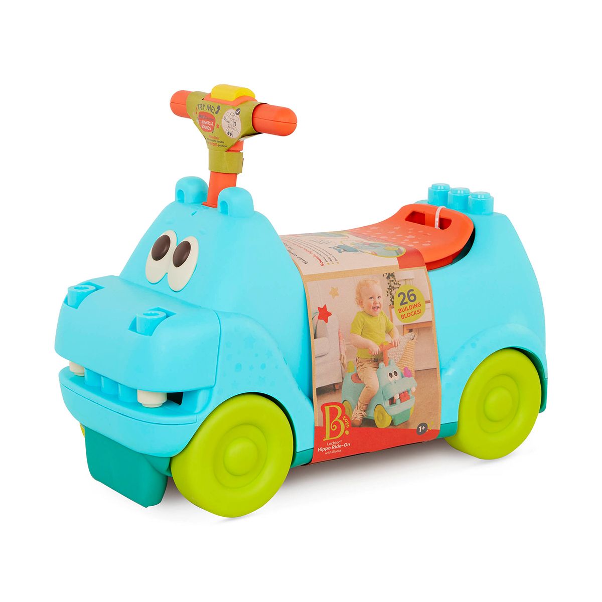 Баттатокаталка з конструктором – Бегемотик Санні  фото 5