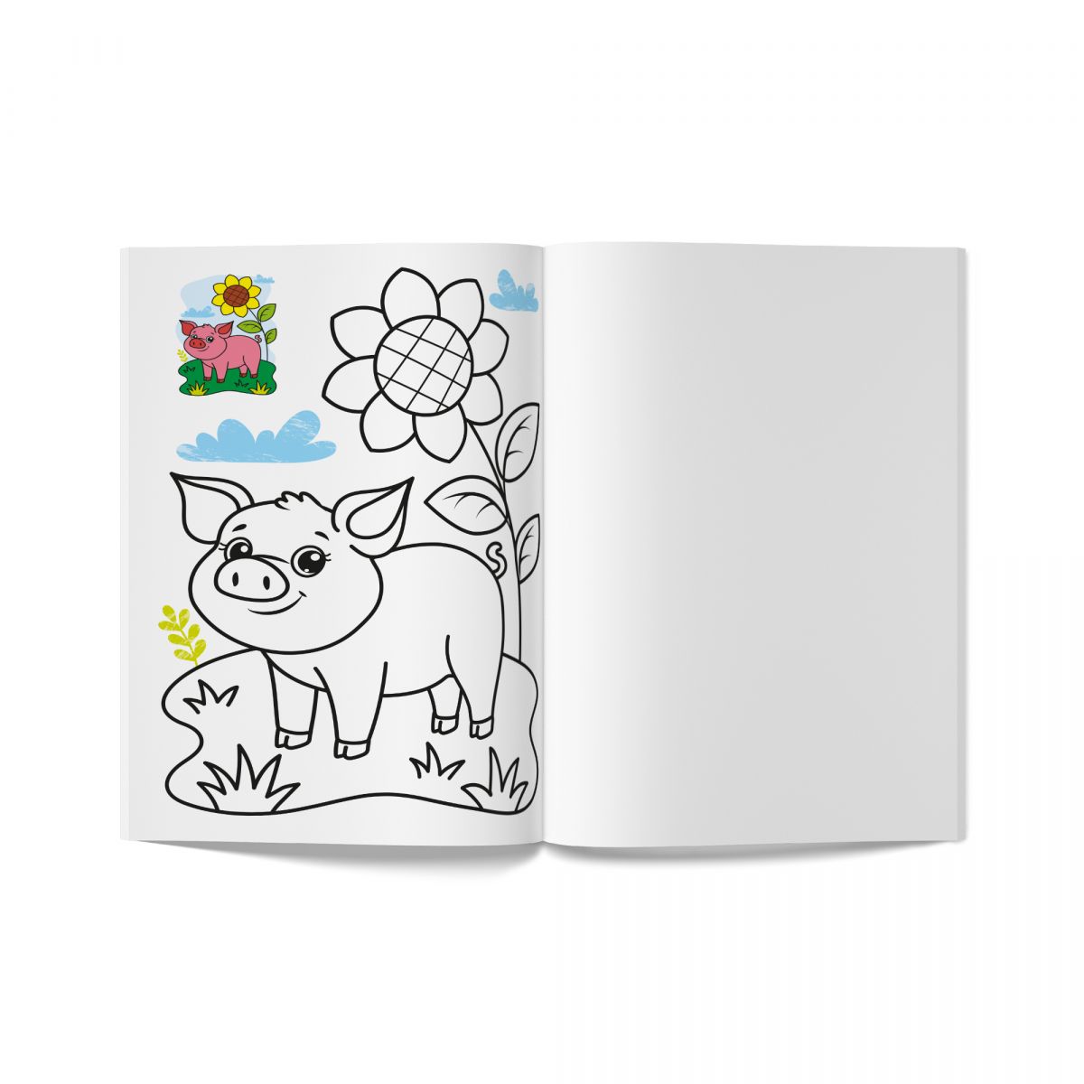 Книга розмальовка "Кольорованка.  Ферма"  фото 5