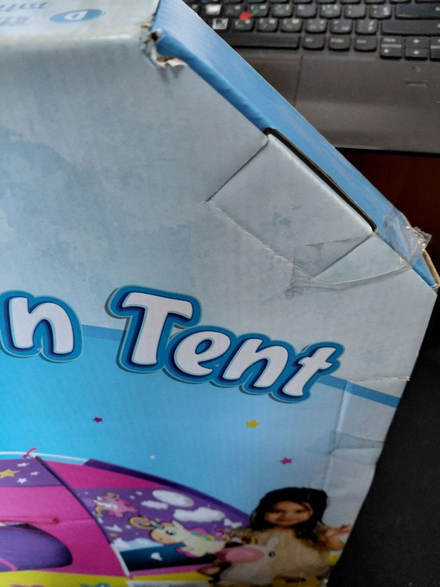 Уценка.  Палатка "Единорог" с тоннелем 195х112х94 см - ПОВРЕЖДЕНА УПАКОВКА  фото 5