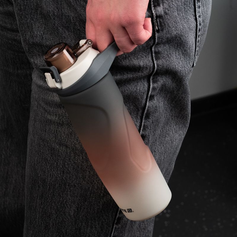 Пляшечка для води 760 мл, сіро-коричнева  фото 5