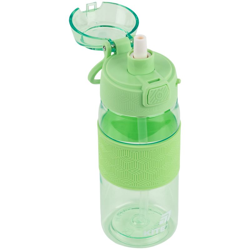 Пляшечка для води 600 мл, зелена  фото 5