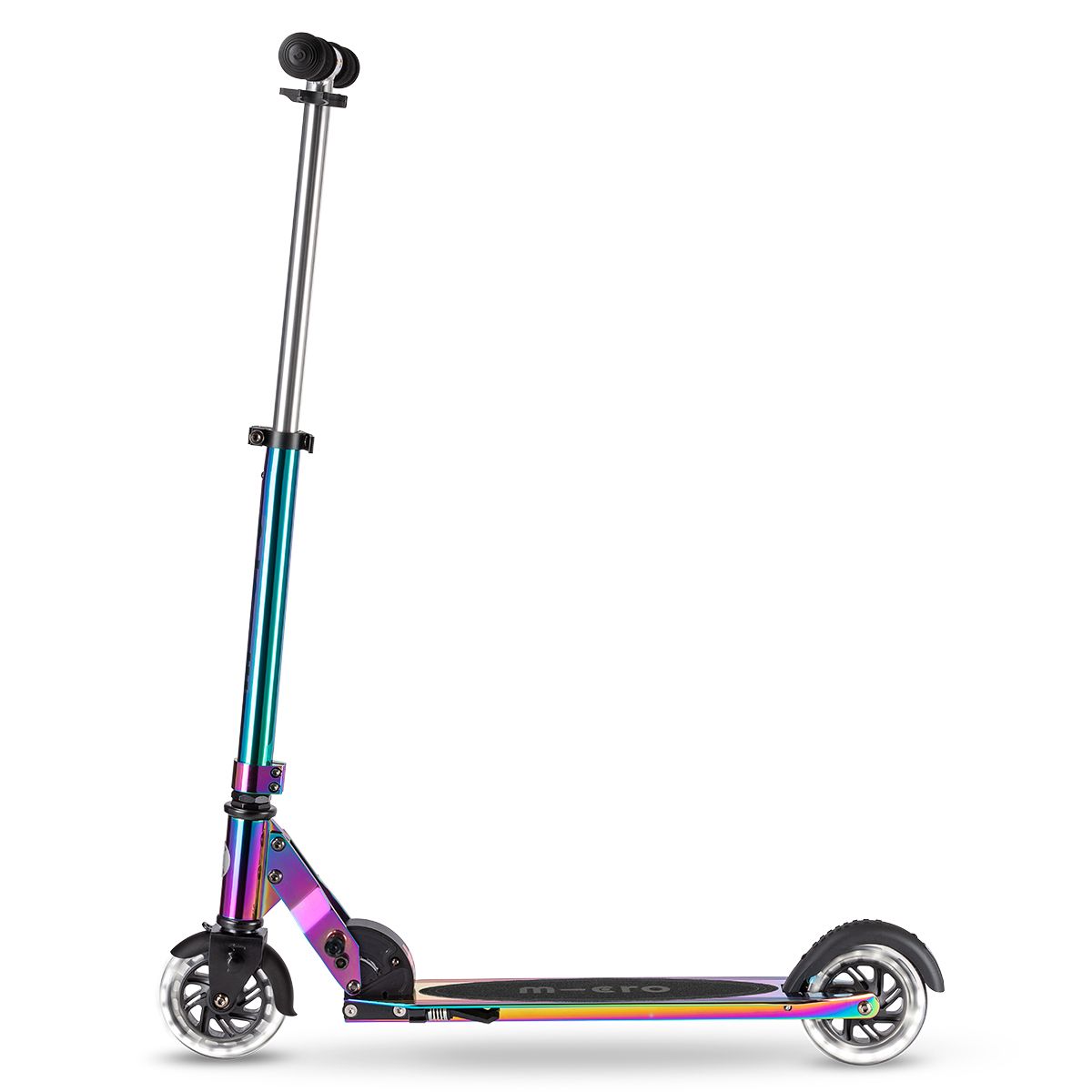 Самокат Micro серии Sprite LED – Неохром  фото 5