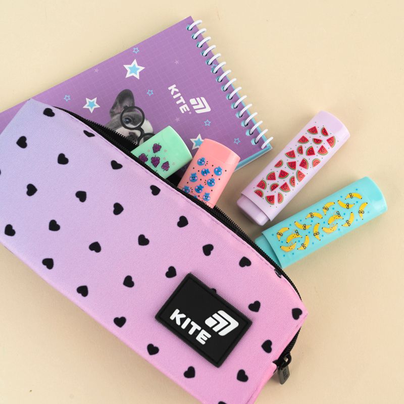 Маркер Highlighter, Kite, набір 4-х, пастель  фото 5