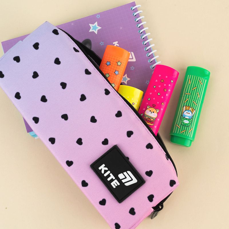 Маркер Highlighter, Kite, набір 4-х, неон  фото 5