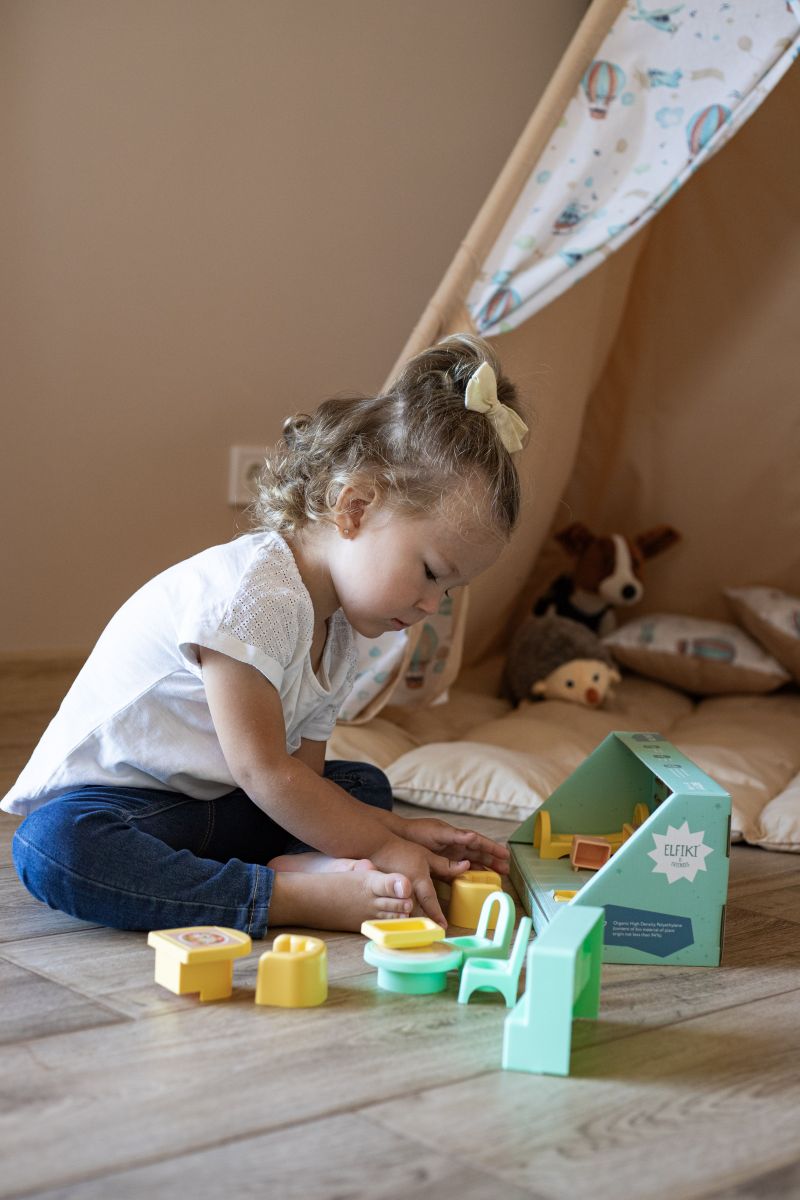 Набір меблів для ляльок (вітальня) 8 елементів  фото 5