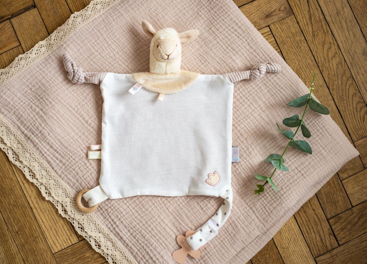 Мʼяка іграшка - текстильна лама Семмі  фото 5