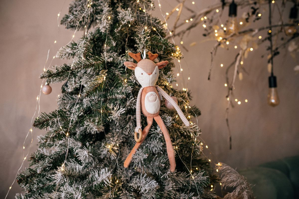 Мʼяка іграшка - брязкальце косуля "Рубі"  фото 5