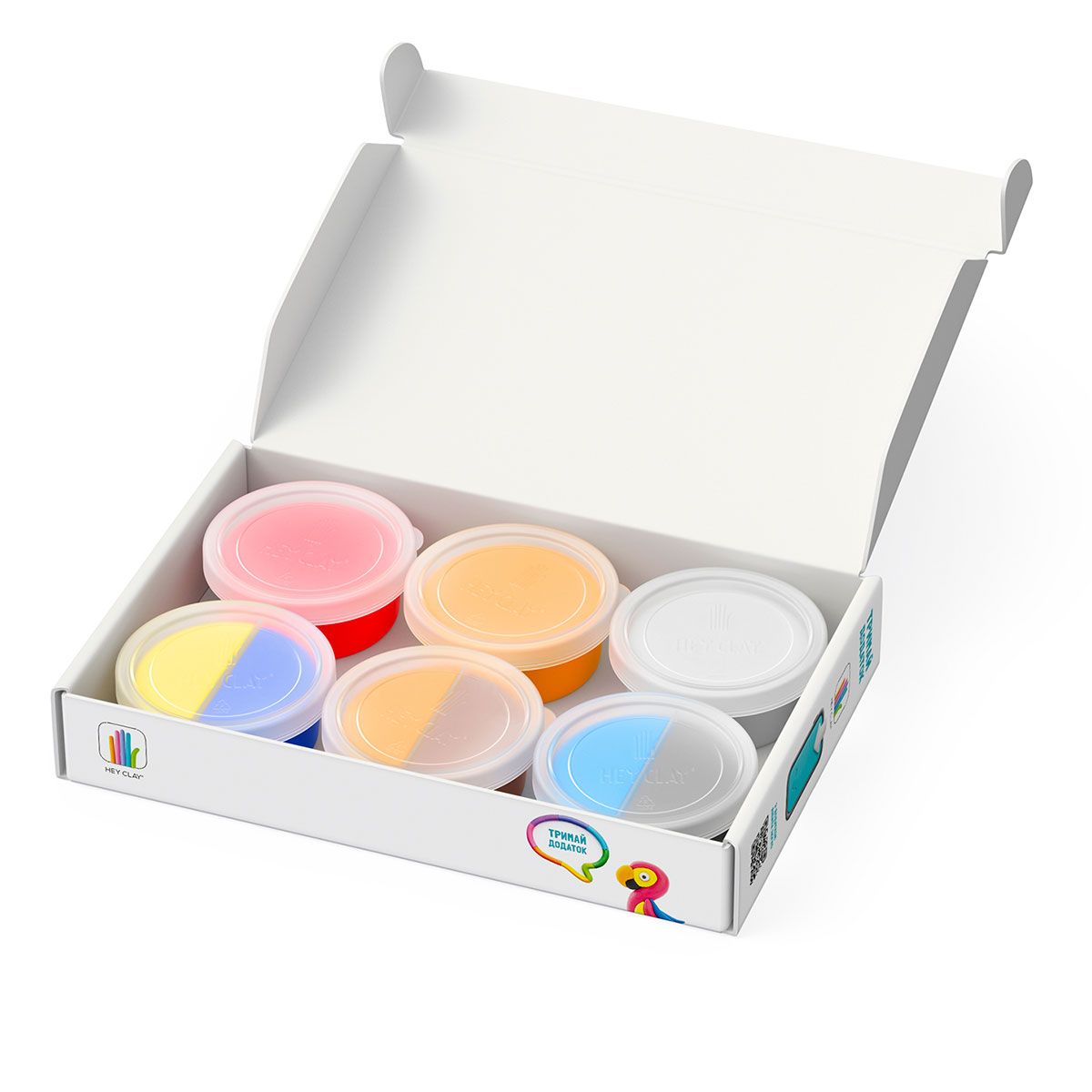 Набір пластиліну, що самостійно твердіє, ЛІПАКА – ПТАХИ: ПАПУГА АРА, ФАЗАН, ГОЛУБ  фото 5