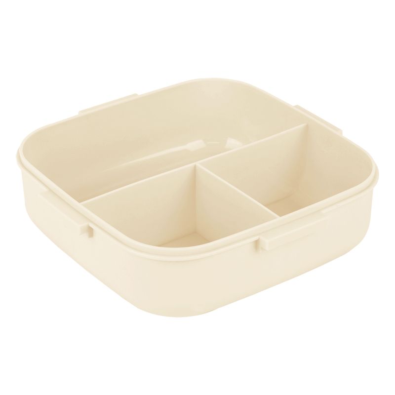 Ланчбокс з розділювачем 1100 мл, фіолетово-бежевий  фото 5