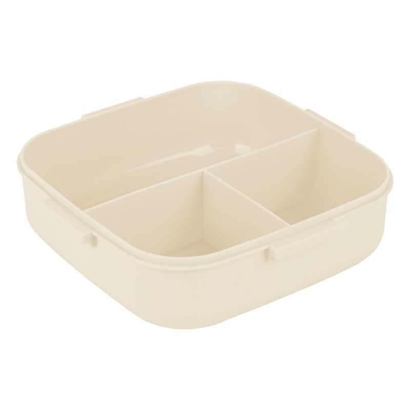 Ланчбокс з розділювачем 1100 мл, м'ятно-бежевий  фото 5
