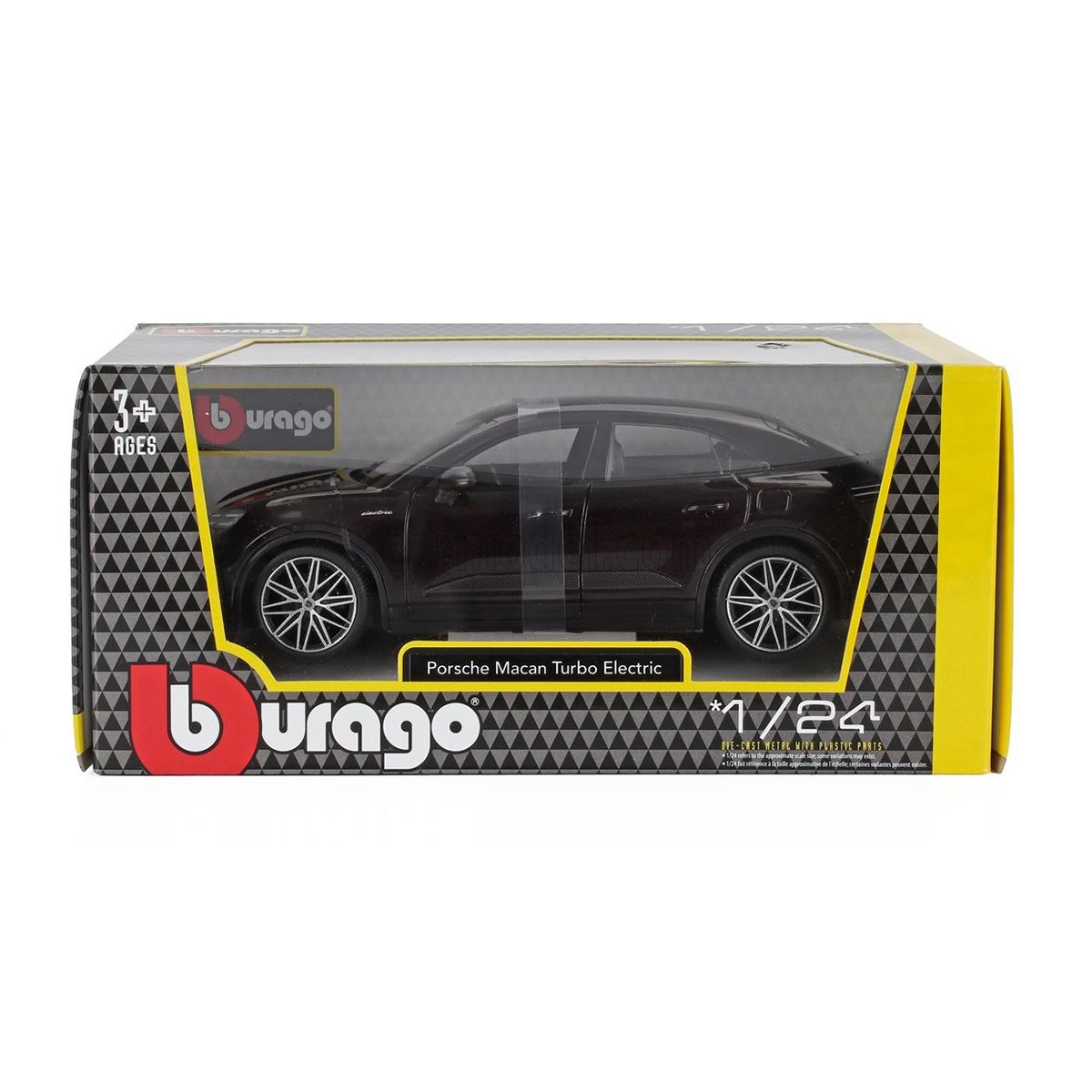 Автомодель - Porsche Macan 4 Electric (черный, 1:24)  фото 5