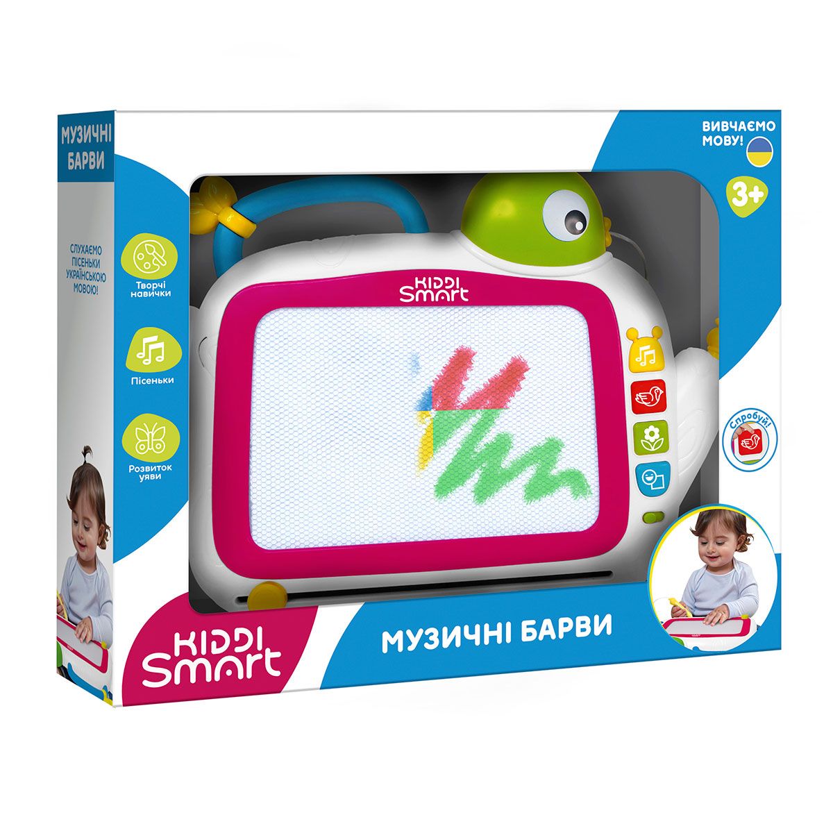 Развивающая магнитная доска Kiddi Smart - Музыкальные цвета  фото 5