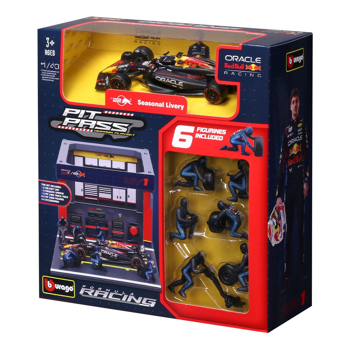 Игровой набор - Pit Pass Oracle Red Bull Racing RB20 (1:43)  фото 5
