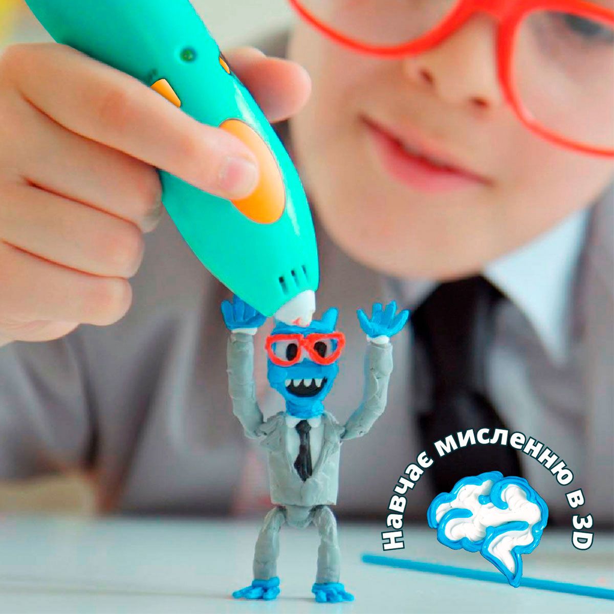 Набір стрижнів для 3D-ручки 3Doodler Start – Мікс (75 шт: зелений, жовтий, рожевий)  фото 5