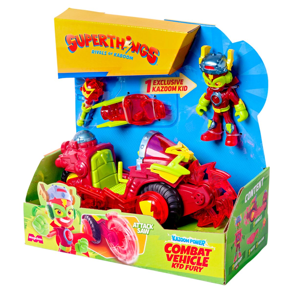 Игровой набор SuperThings серии Combat Vehicles - Кид Фьюри  фото 5