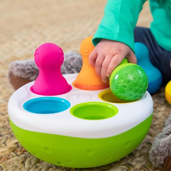 Сортер-балансир Fat Brain Toys Spinny Pins - Неваляшки  фото 5