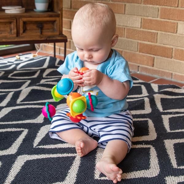 Прорезыватель Fat Brain Toys Wimzle Сенсорные шары  фото 5