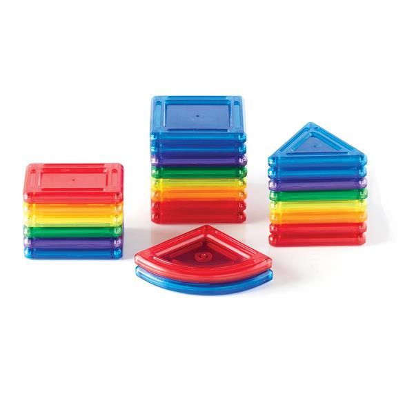 Магнітний конструктор Guidecraft PowerClix Solids, 24 деталі  фото 5