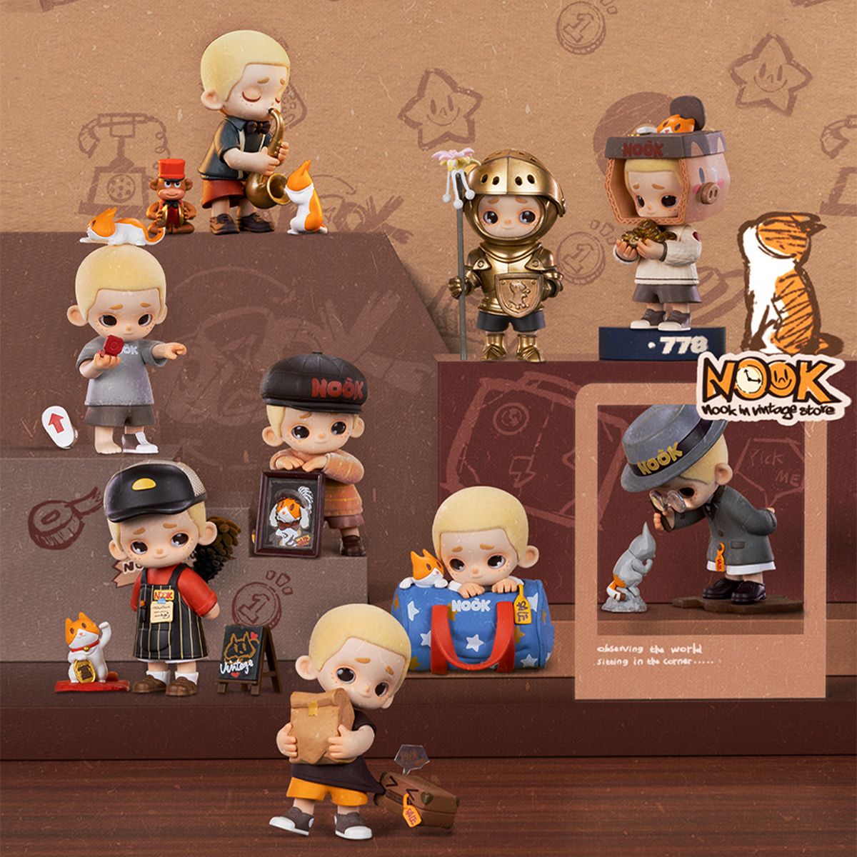 Коллекционная игрушка POP TOP 52Toys серии NOOK - Винтажный магазин  фото 5