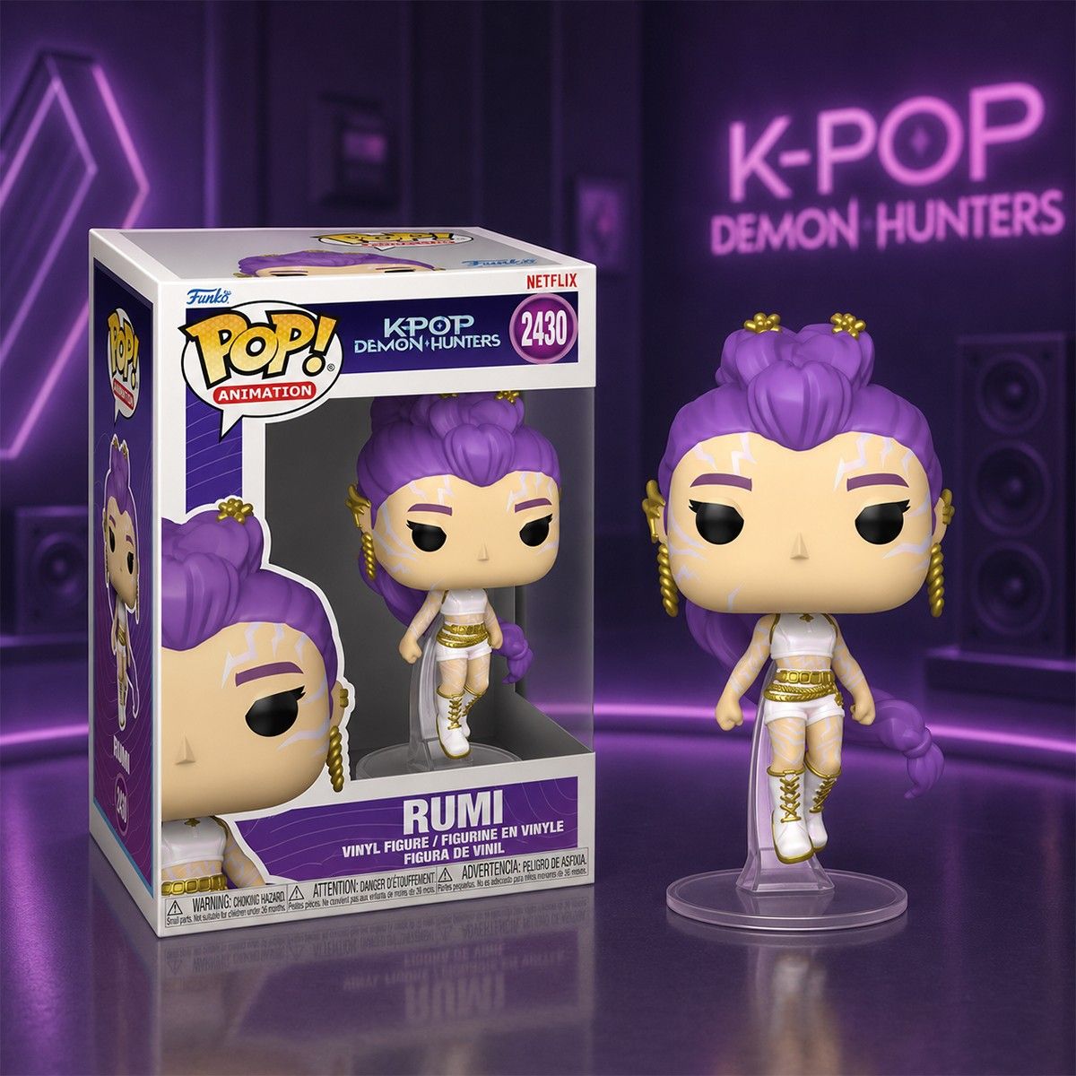Ігрова фігурка Funko POP! серії Кейпоп-мисливиці на демонів S2 - Румі (W/CH) (GW)  фото 5
