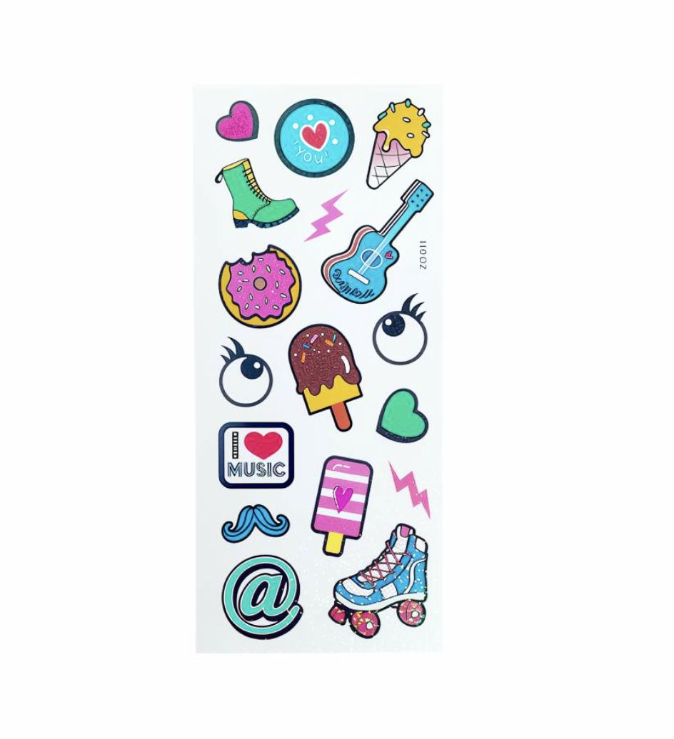 Наліпки дизайн "Stickers" (набір 6 шт)  фото 5