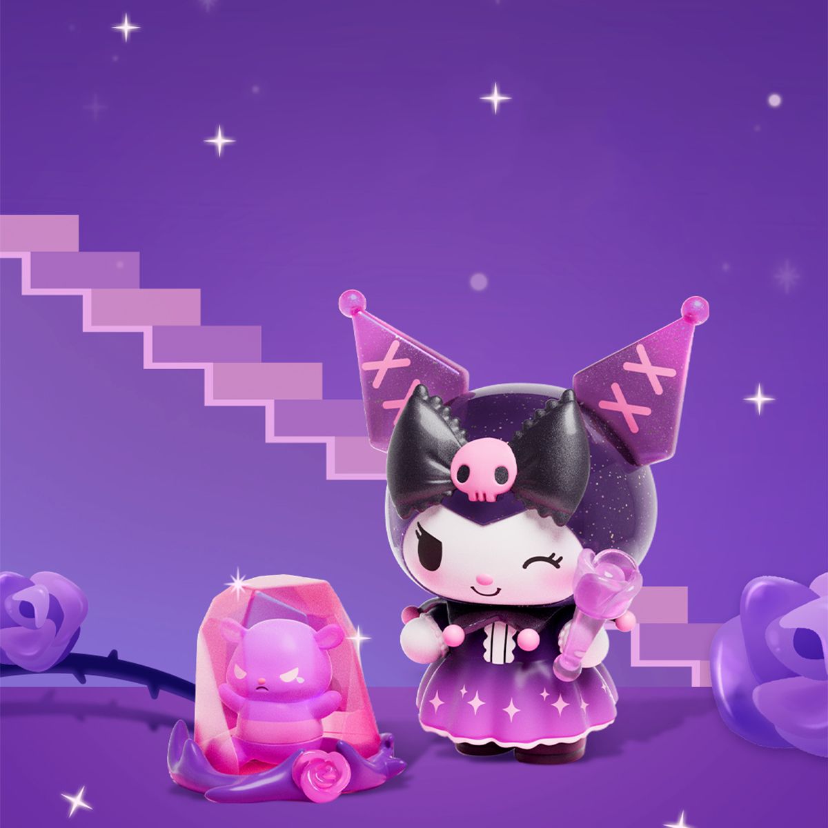 Фігурка-сюрприз Pop Top Kuromi & My Melody – Квіткова таємниця  фото 5