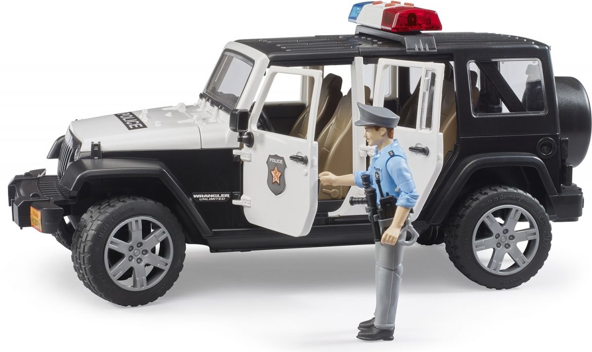 Набір іграшковий.  Поліцейське авто JEEP Wrangler Unlimited Rubicon та фігурка поліцейського  фото 5