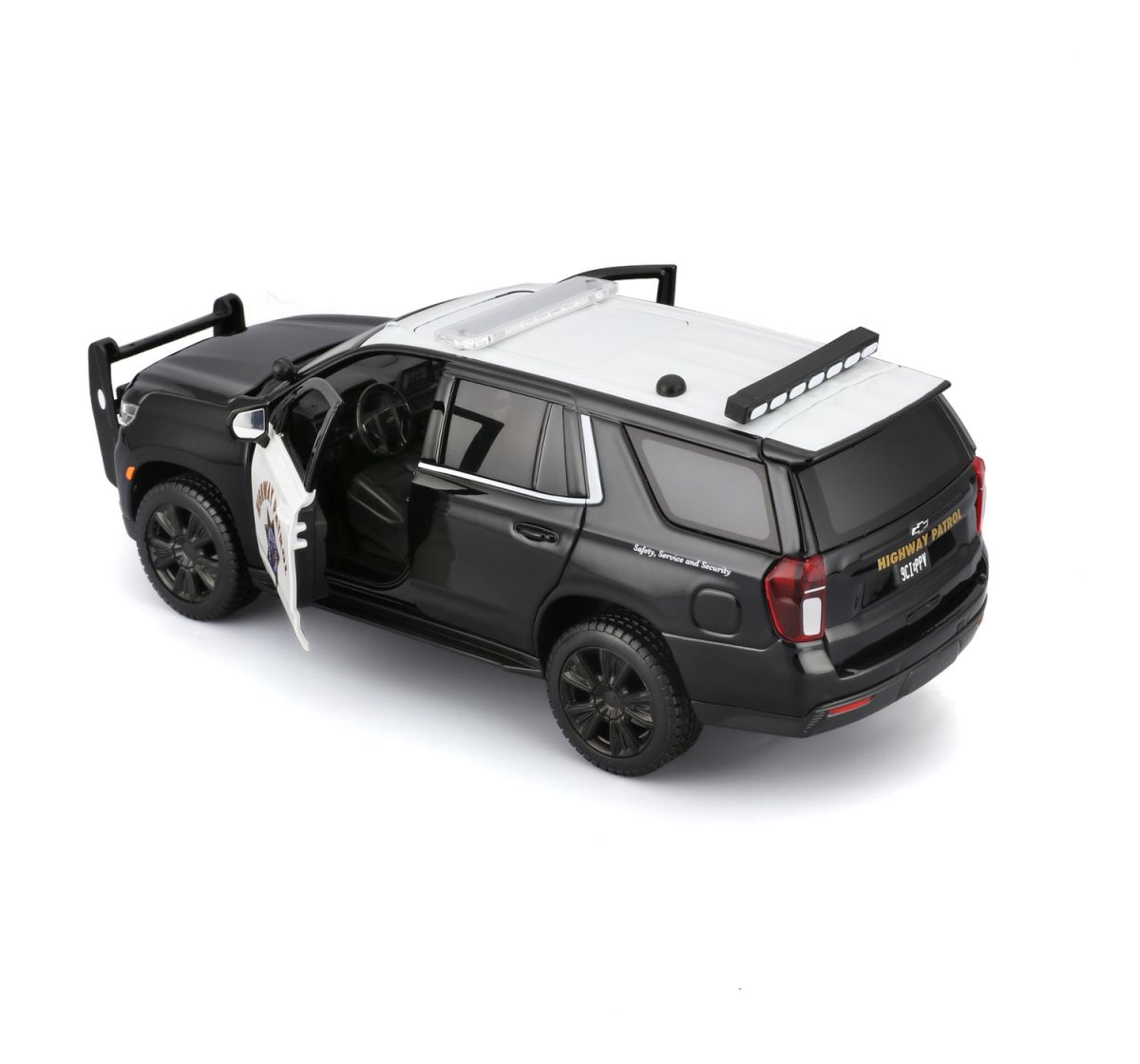 Машинка іграшкова 2021 Chevrolet® Tahoe, масштаб 1:26 чорний  фото 5