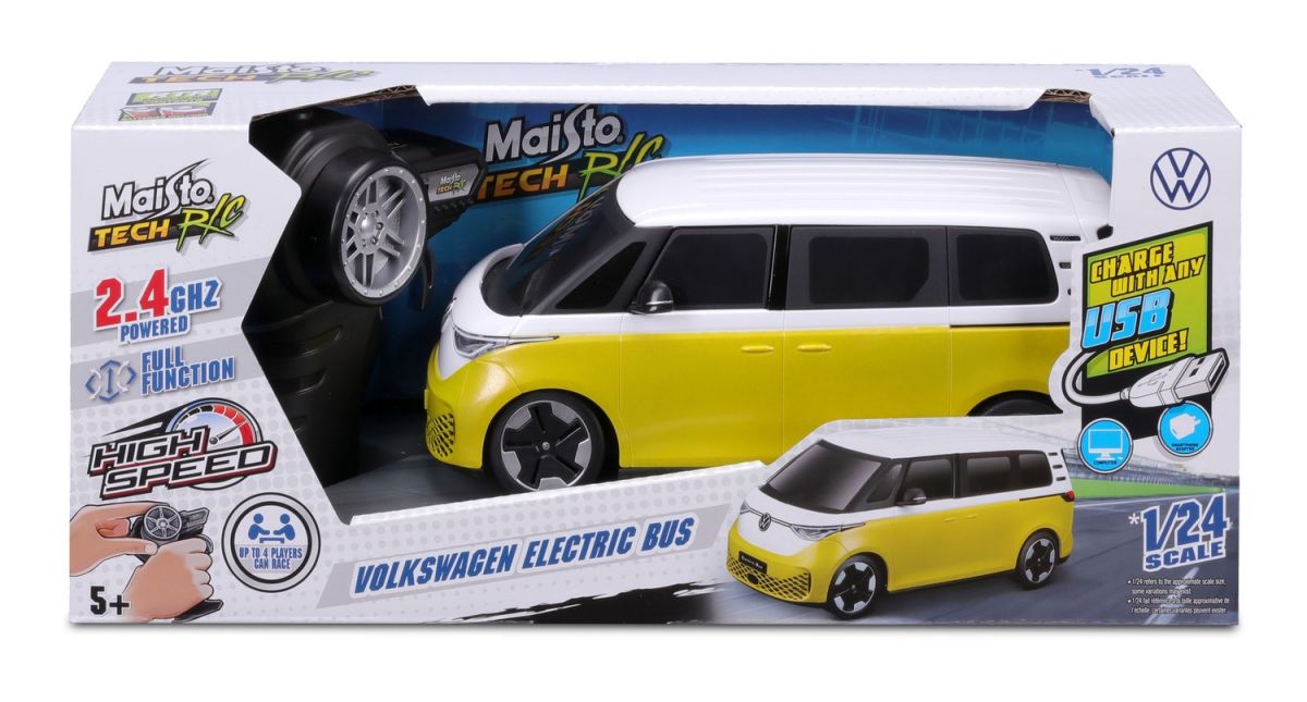 Машинка іграшкова на р/к Volkswagen Electric Bus, масштаб 1:24  фото 5