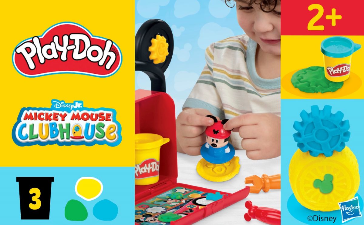 PD Набір для творчості з масою для ліплення Disney Junior.  Набір для подорожей. Гараж  фото 5