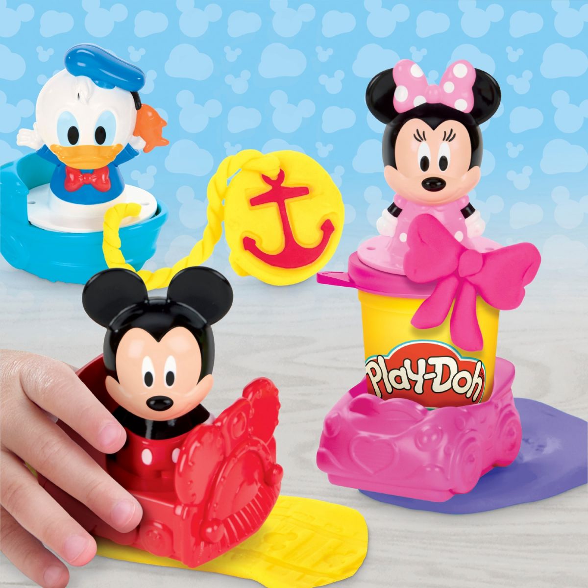 PD Набір для творчості з масою для ліплення Disney Junior.  Маленькі штампи.  Мега-набір  фото 5