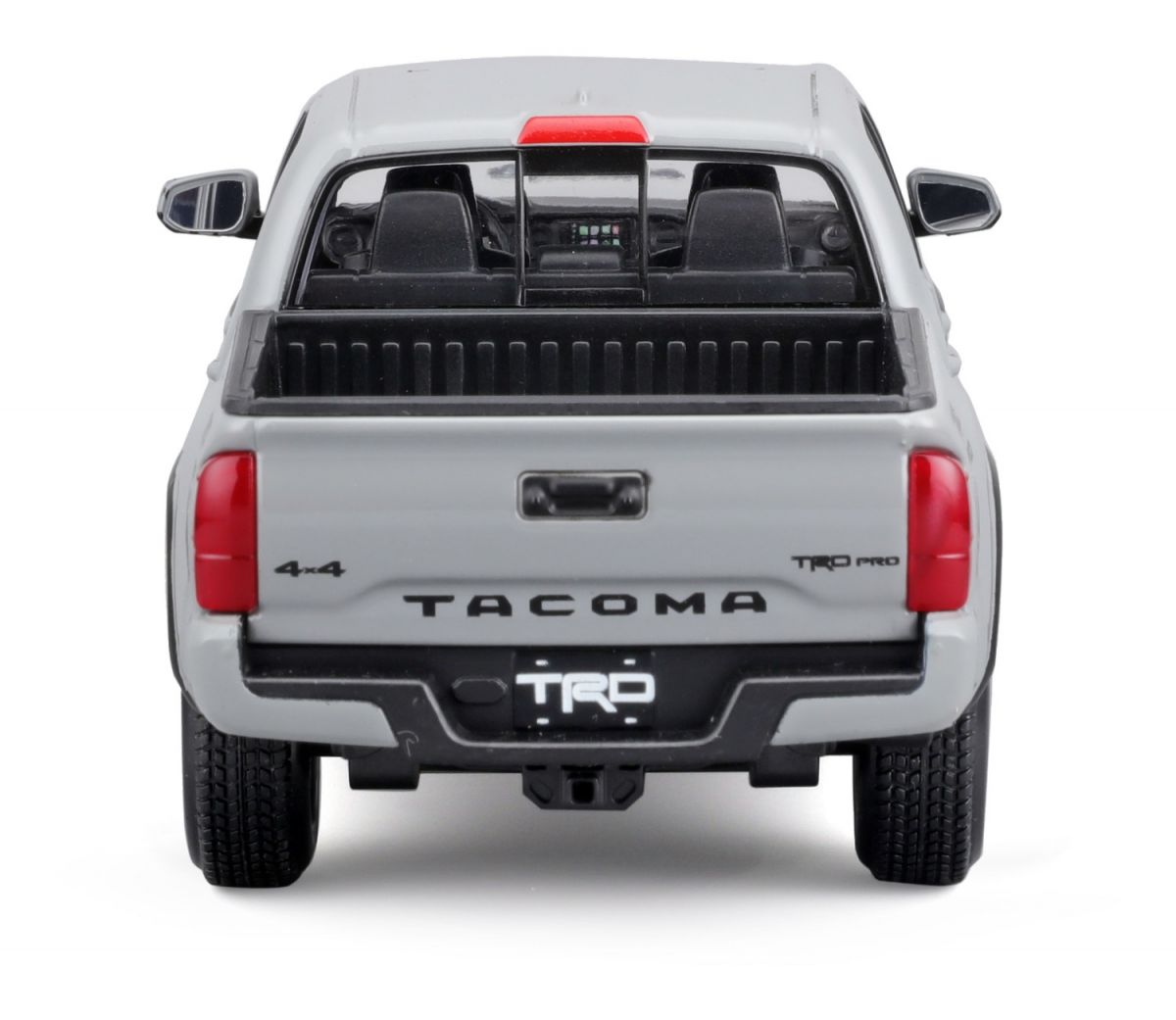Автомодель в масштабе 1:24 - 2023 Toyota Tacoma TRD TRO серая  фото 5