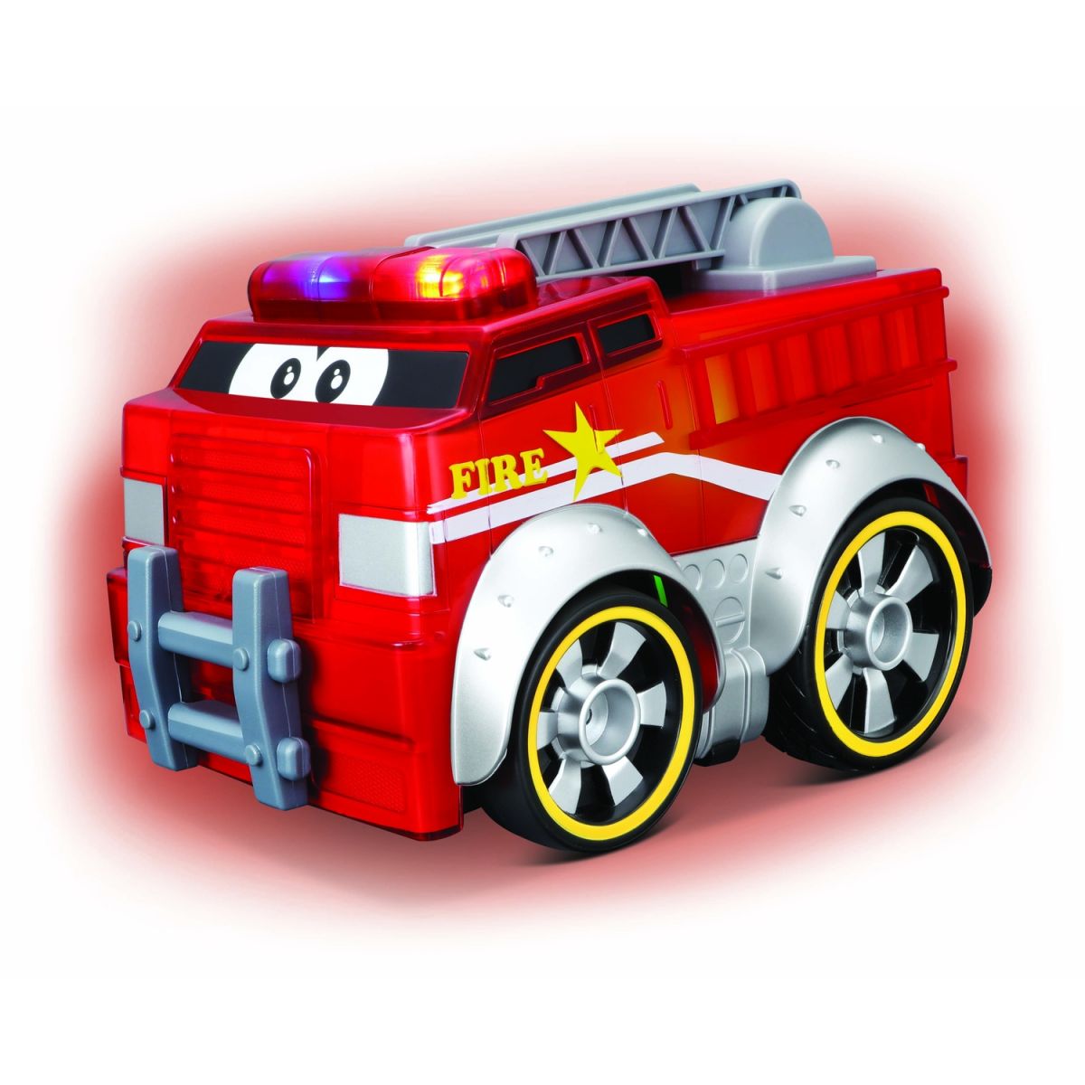 Игровая автомодель - пожарная машина, Push & Glow (свет и звук)  фото 5