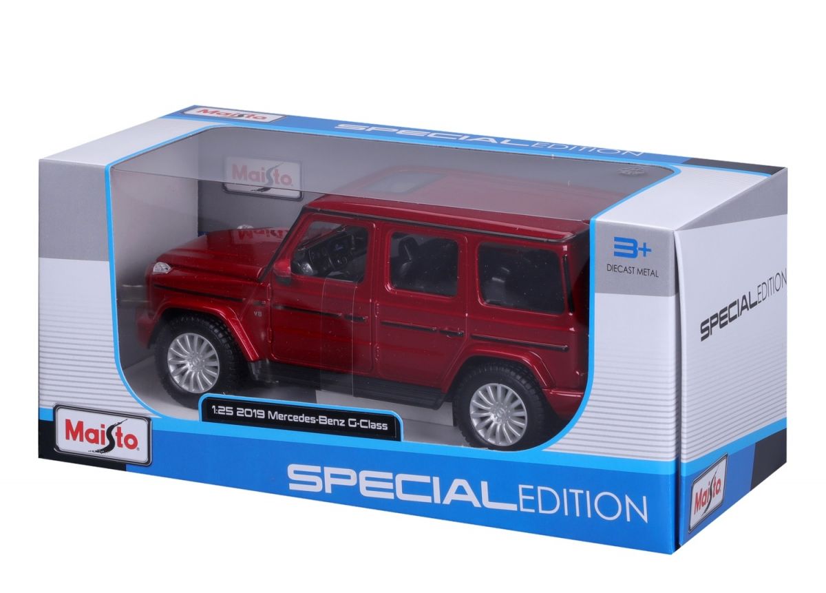 Автомодель в масштабі 1:24 - 2019 Mercedez Benz G-Class AMG SUV червоний  фото 5