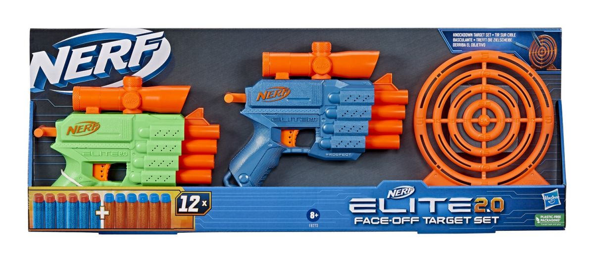 NERF Набор бластеров Элит Фейс офф таргет  фото 5