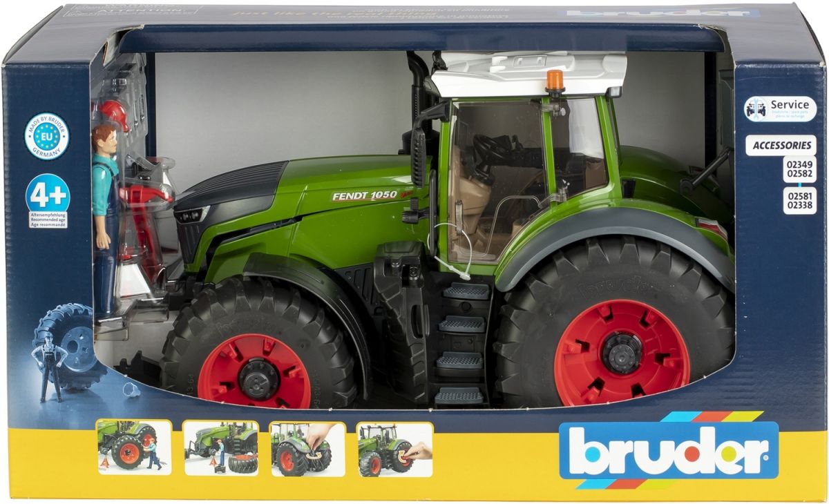 Набір іграшковий.  Трактор Fendt 1050 Vario з фігуркою та аксесуарами для ремонту  фото 5